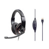 Cuffie Stereo con Microfono - Controllo volume e funzione muto con indicatori LED - Suono pulito e potente - Usb