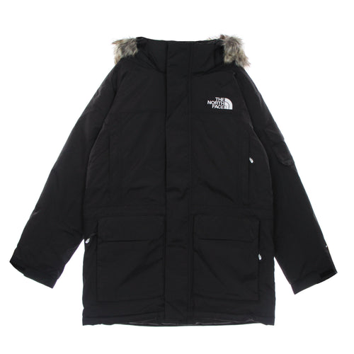 THE NORTH FACE Giaccone Lungo Uomo Recycled Mcmurdo Jacket Black da uomo