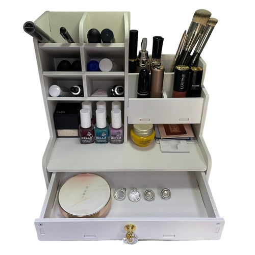 Scaffale Organizer Portaoggetti Per Cosmetici Gioielli Trucco Portagioie Con Cassetto