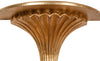 Biscottini Mensola Muro Biscottini Legno Foglia Oro Anticato 39x20x40 Design Italiano