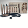 Set Professionale 5in1 Arricciacapelli Spazzola Ricci Accessori Intercambiabili Styling