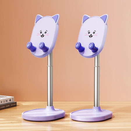 Supporto Per Cellulare Carino Da Tavolo Regolabile Telescopico Universale Portatile