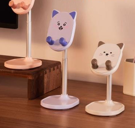 Supporto Per Cellulare Carino Da Tavolo Regolabile Telescopico Universale Portatile