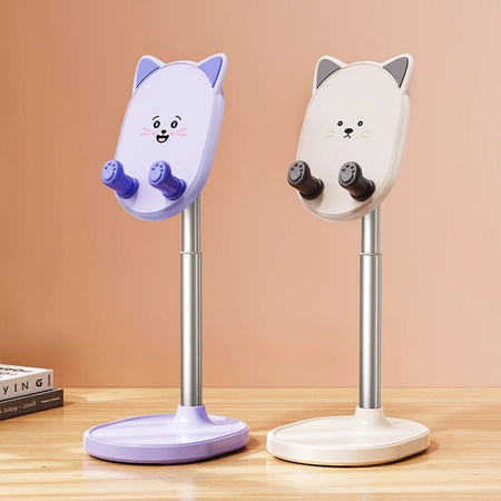 Supporto Per Cellulare Carino Da Tavolo Regolabile Telescopico Universale Portatile