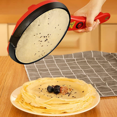 Piccola Padella Automatica Crepiera Elettrica Antiaderente Per Pancake Tortillas