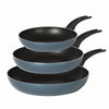 Set 3pz Padelle Antiaderenti In Alluminio Hi-titanium ⌀20/24/28cm Piano Cottura Induzione
