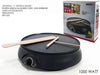 Crepiera Elettrica 1000w Piastra Macchina Per Crepes Pancake Scalda Piadina Antiaderente