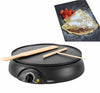 Crepiera Elettrica 1000w Piastra Macchina Per Crepes Pancake Scalda Piadina Antiaderente