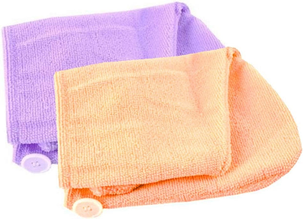 Asciugamano In Microfibra Morbida Ad Asciugatura Rapida Turbante Per Capelli Cuffia
