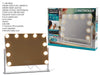 Specchio Luminoso 11 Led Controllo Touch 3 Temperature Luce Dimmerabile Stile Hollywood