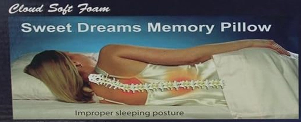 Cuscino In Memory Morbido Supporto Per Sollievo Sostegno Comfort Collo Testa Schiena