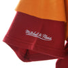 MITCHELL & NESS Felpa Cappuccio Manica Corta Uomo Nfl Fleece Hoodie Tambuc Scarlet da uomo