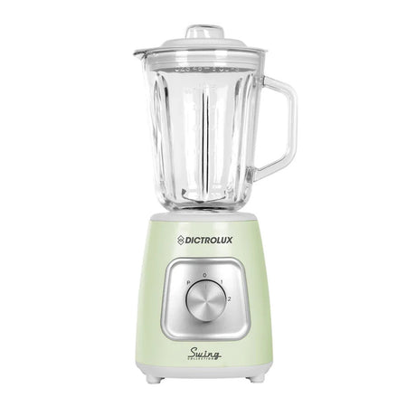 Frullatore 1000w Con Caraffa In Vetro 1.5lt 2 Velocità + Pulse Design Vintage Retrò