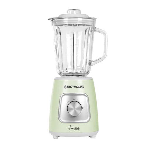 Frullatore 1000w Con Caraffa In Vetro 1.5lt 2 Velocità + Pulse Design Vintage Retrò