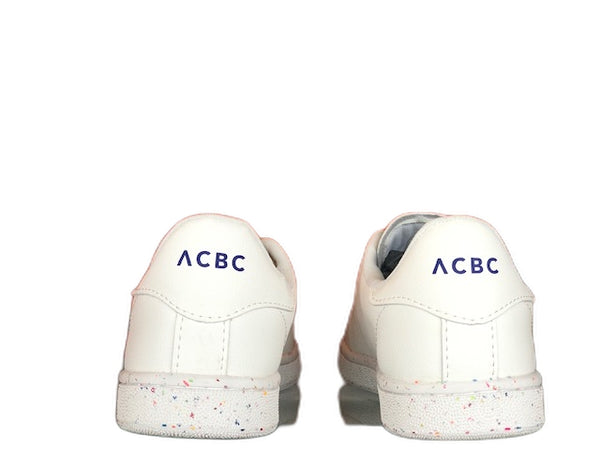 ACBC Sneaker uomo BIOMILAN bianca con dettaglio blu