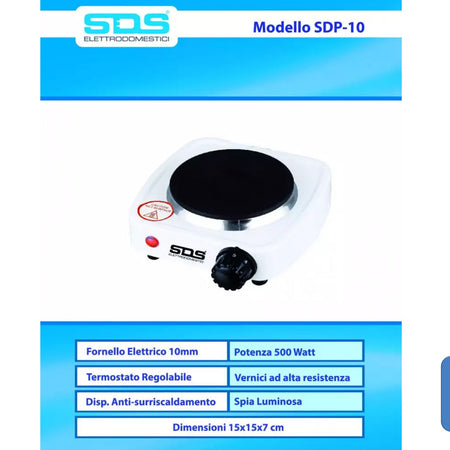 Fornello Elettrico SDP-10