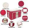 Borsa Portaoggetti Multifunzionale Pieghevole Tessuto Con Finestra Manici 66lt 50x40x33cm