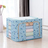 Borsa Portaoggetti Multifunzionale Pieghevole Tessuto Con Finestra Manici 66lt 50x40x33cm