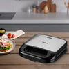Piastra Tostiera Elettrica 3in1 Con 3 Piastre Antiaderente Intercambiabili 750w Salvaspazio