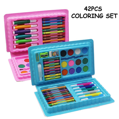 Set Artistico Da 42pz Per Dipingere Colorare Per Bambini Per Attività Manuali Artistiche