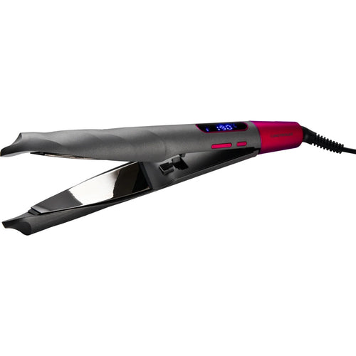 Piastra Per Capelli 2in1 A Spirale Flottanti Con Rivestimento In Titanio 50w Display Led