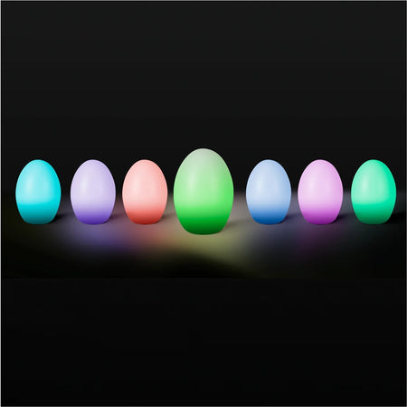 Lampada Da Tavolo 3 Led Con Telecomando 12 Colori + Modalità Flash A Batteria Timer