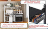 Mensola Espandibile Per Forno A Microonde Scaffale Cucina Organizzatore Tavolo Regolabile