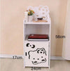 Mobiletto Design Gatto Kitty Legno Comodino Moderno Portaoggetti Soggiorno Camera Bambini