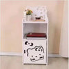 Mobiletto Design Gatto Kitty Legno Comodino Moderno Portaoggetti Soggiorno Camera Bambini