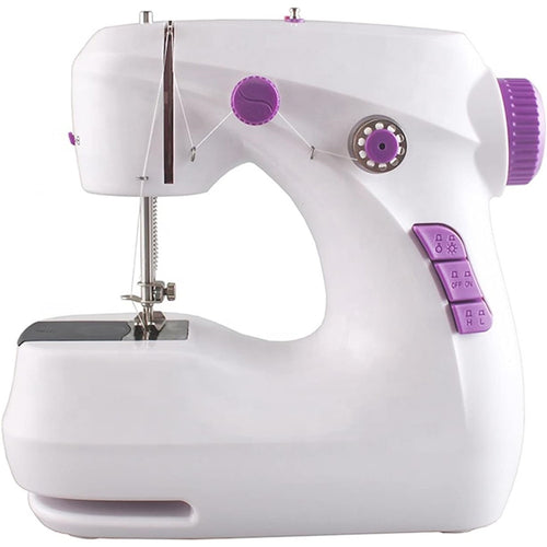 Macchina Da Cucire Elettrica Portatile Multifunzionale Uso Domestico Funzione Taglio Filo