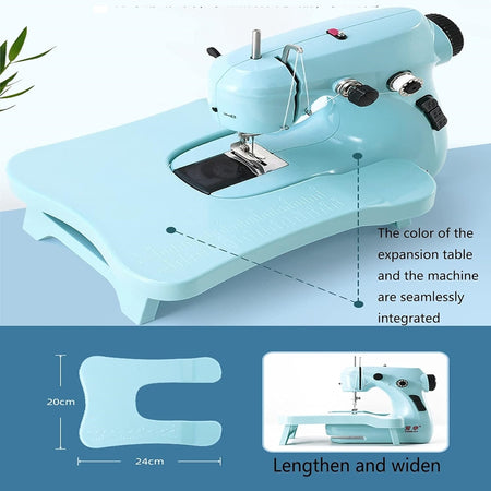 Macchina Da Cucire Elettrica Portatile Multifunzionale Uso Domestico Funzione Taglio Filo
