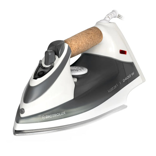Ferro Da Stiro A Vapore 2400 Watt 400ml Autopulente Anticalcare Con Manico In Sughero