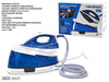 Ferro Da Stiro Con Caldaia 2800w Serbatoio 1.6lt Piastra In Ceramica Alluminio Anticalcare