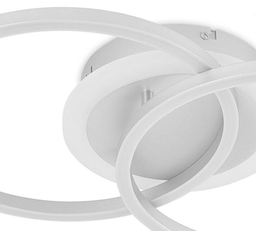 Plafoniera Lampadario Led Smd A Soffitto Design Ad Anelli 42 Watt 3in1 Cct C35-3c