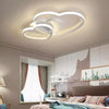 Plafoniera Lampada Led Design Doppio Cuore Bianco 25w 3 Colori Di Luce Cct Pn-05b3c