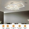 Plafoniera Led 70w Cct Da 3000k A 6500k 6 Quadrati Lampada Geometrica Soffitto C26-b3c