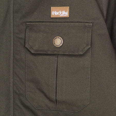 IRIEDAILY Giaccone Uomo Wonderer Parka Night Olive da uomo