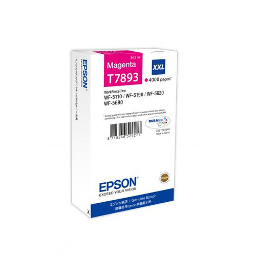 Epson T7893 - 34,2 ml - taglia XXL - magenta - originale
