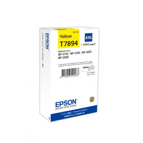 Epson T7894 - 34,2 ml - taglia XXL - gialla - originale