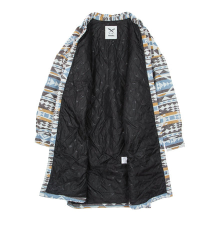 IRIEDAILY Giacca Coach Jacket Donna Team Sherpa Coat Camel da donna