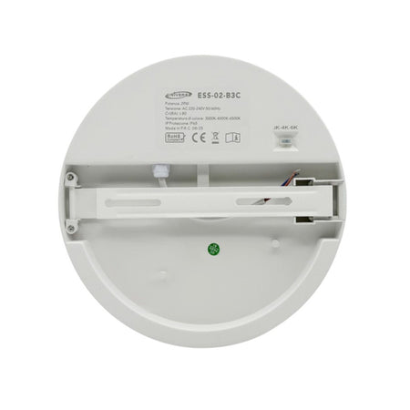 Plafoniera Led 29w Tecnologia Cct Applique Interno Esterno Soffitto Parete Ip65 Ess-02-3c