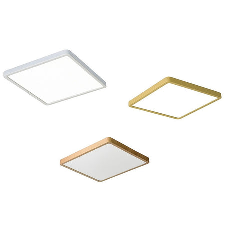 Plafoniera Led Moderna Ultra Slim Quadrata 45w Ip40 Tecnologia Cct Con Switch Pq-450-3c