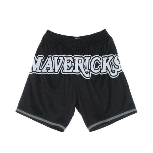 MITCHELL & NESS Pantaloncino Tipo Basket Uomo Nba Big Face 3.0 Fashion Short Hardwood Classics Dalmav Black/original Team Colors da uomo