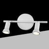 Faretto Spot Led Orientabile Da Soffitto C72-b2 2xgu10 Max.10w Ip20 Bianco Design Moderno