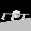 Faretto Spot Led Orientabile Da Soffitto C72-b3 3xgu10 Max.10w Ip20 Bianco Design Moderno
