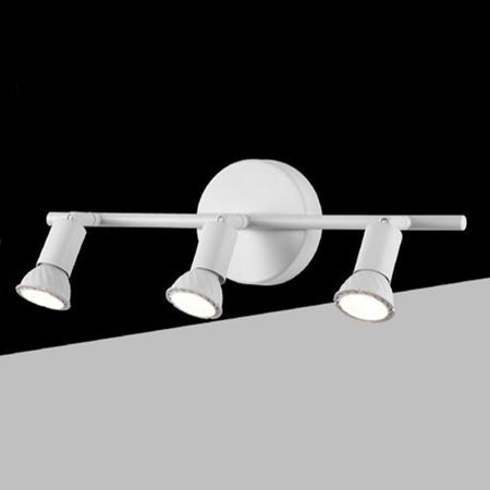Faretto Spot Led Orientabile Da Soffitto C72-b3 3xgu10 Max.10w Ip20 Bianco Design Moderno