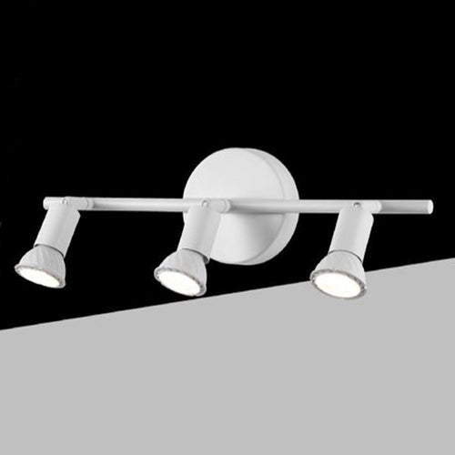 Faretto Spot Led Orientabile Da Soffitto C72-b3 3xgu10 Max.10w Ip20 Bianco Design Moderno