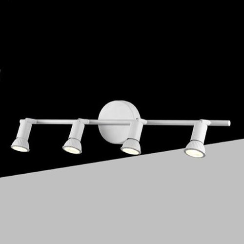 Faretto Spot Led Orientabile Da Soffitto C72-b4 4xgu10 Max.10w Ip20 Bianco Design Moderno