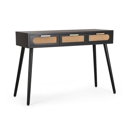 Consolle "Josine" con struttura in legno MDF con cassetti per interni