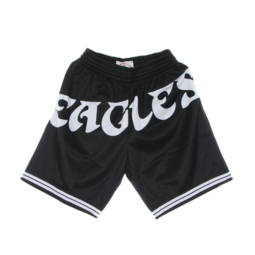 MITCHELL & NESS Pantaloncino Tipo Basket Uomo Nfl Big Face 3.0 Fashion Short Phieag Black/original Team Colors da uomo